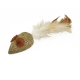 RATON CATNIP CON PLUMA 5cm U.M.V 3uds