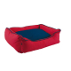 LIT REMBOURRÉ EXTÉRIEUR ROUGE 70x60x22 cm