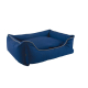 Couch d’extérieur amovible bleu marine 80x70x25 cm