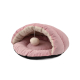 CAMA CUEVA ROSA CON PELOTA 45x43x25cm