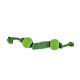 NUDO CON 2 PELOTAS DE TENNIS BICOLOR 38cm-230gr UMV 3uds