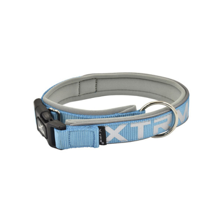 COLLAR X-TRM NEON FLASH AZUL 25mm x 45-55cm